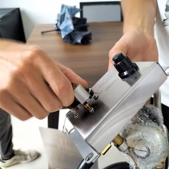 天然プロパンガス詰め替えパティオ暖炉ファイヤーピットバーナーセット、304ステンレス鋼製