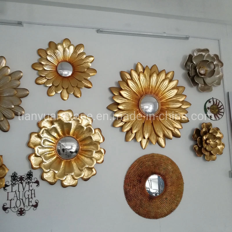 Handmade Wall Hanging Metal Flower Craft for Home Decoration