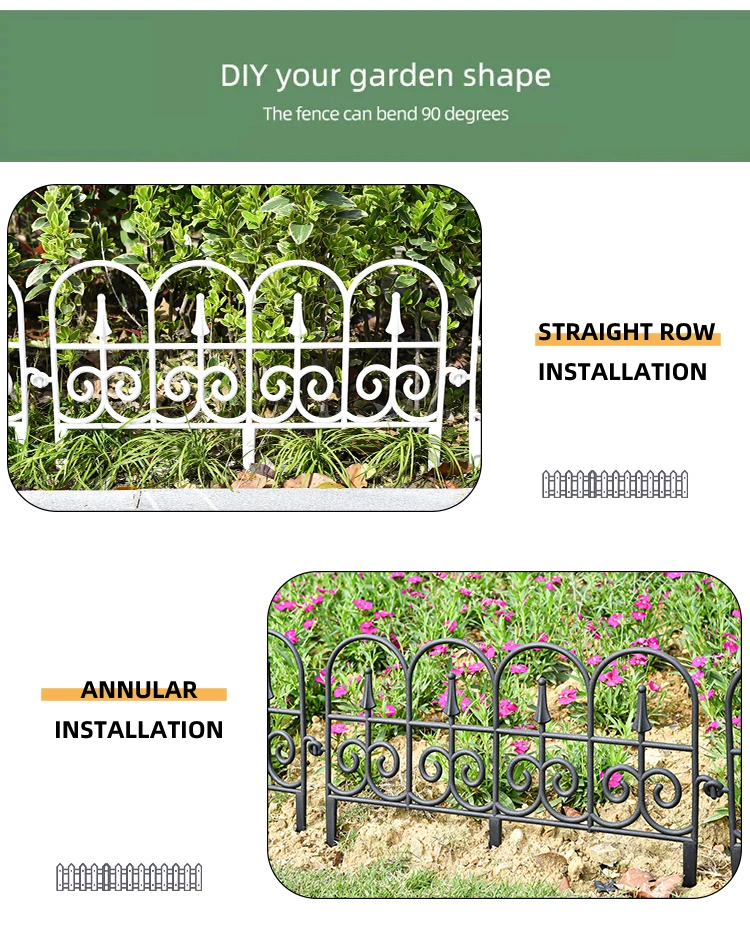 Protective Guard Edging Decor Garden Fence Edging for Garden Fence Edging Decorations Garden